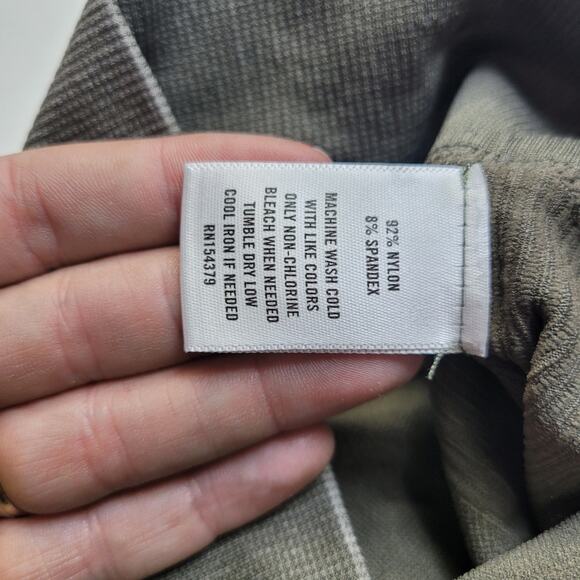 Aeropostale Side Ribbed Green Athletic Leggings Size Small Athleisure Activewear - Picture 4 of 8